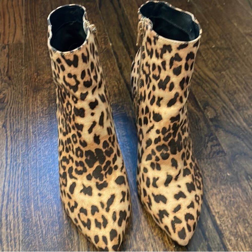 Express Leopard booties.